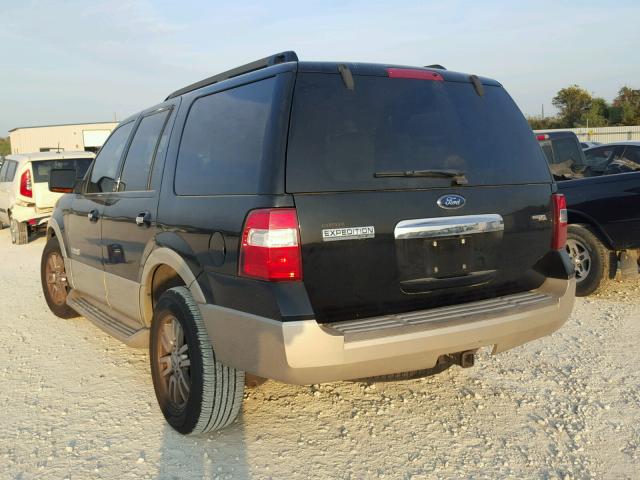 1FMFU17568LA17638 - 2008 FORD EXPEDITION BLACK photo 3