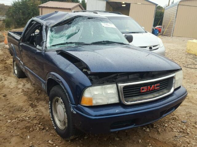 1GTCS19W628194929 - 2002 GMC SONOMA BLUE photo 1