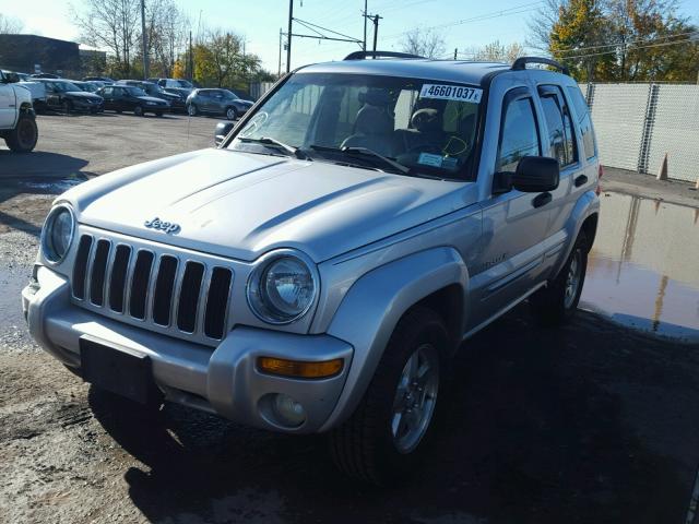 1J4GL58K63W634157 - 2003 JEEP LIBERTY LI SILVER photo 2