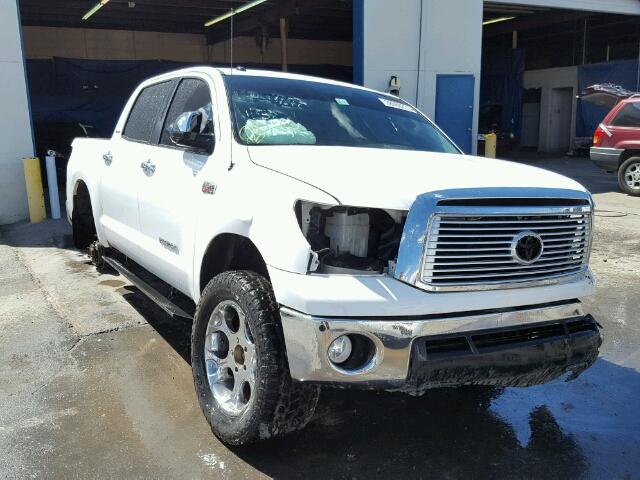 5TFHW5F10CX212424 - 2012 TOYOTA TUNDRA CRE WHITE photo 1