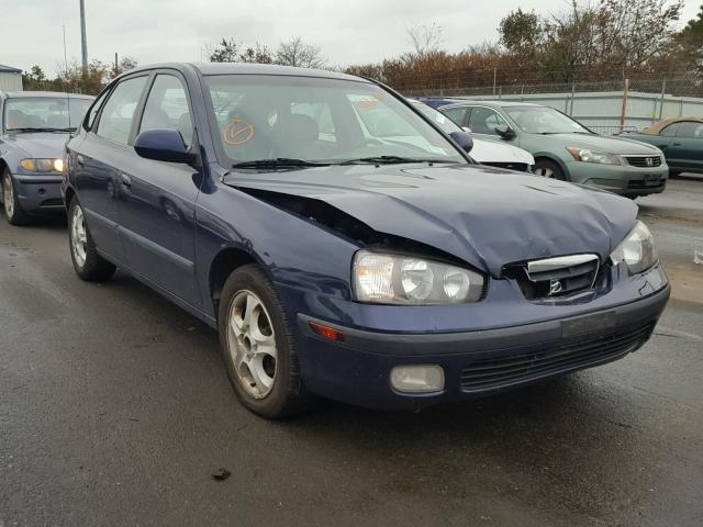 KMHDN55DX3U095431 - 2003 HYUNDAI ELANTRA GL BLUE photo 1