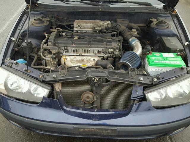 KMHDN55DX3U095431 - 2003 HYUNDAI ELANTRA GL BLUE photo 7