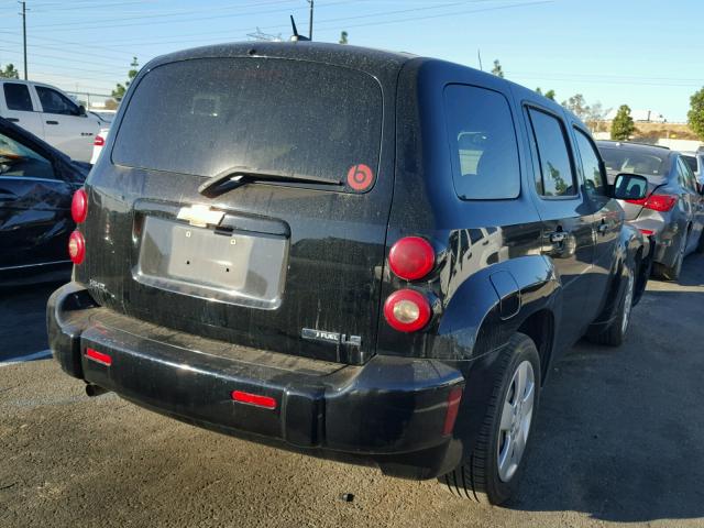 3GNCA13B99S559461 - 2009 CHEVROLET HHR LS BLACK photo 4