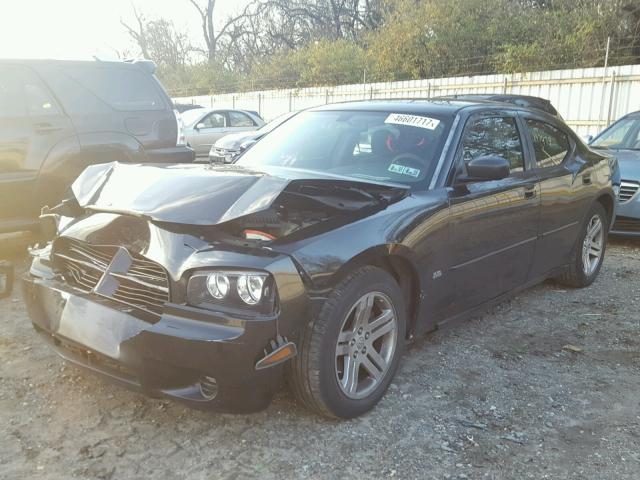 2B3KA43G56H315985 - 2006 DODGE CHARGER SE BLACK photo 2