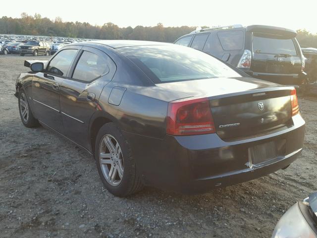 2B3KA43G56H315985 - 2006 DODGE CHARGER SE BLACK photo 3