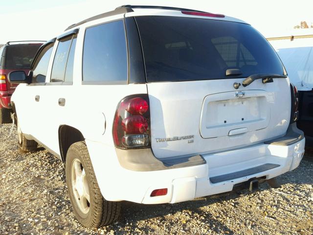 1GNDS13SX72117864 - 2007 CHEVROLET TRAILBLAZE WHITE photo 3