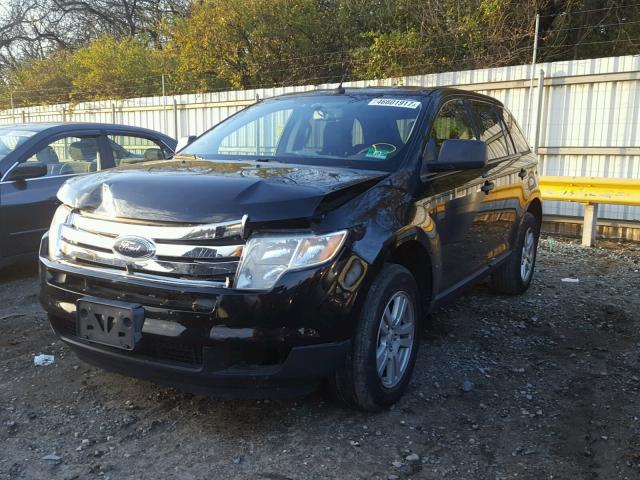 2FMDK36C88BB39958 - 2008 FORD EDGE SE BLACK photo 2