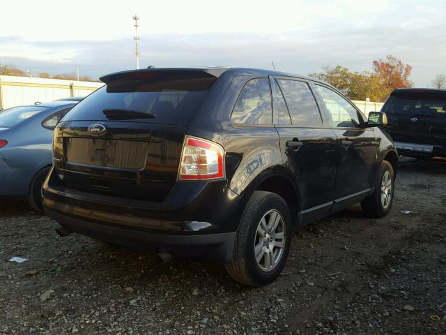 2FMDK36C88BB39958 - 2008 FORD EDGE SE BLACK photo 4