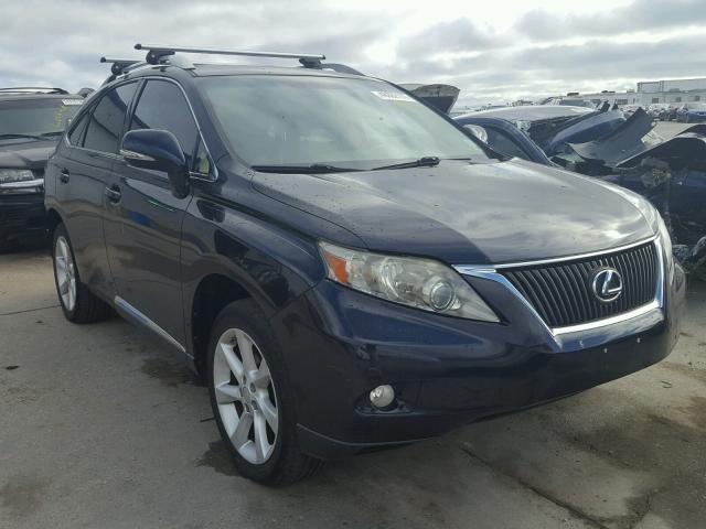 JTJZK1BA3A2406001 - 2010 LEXUS RX BLUE photo 1