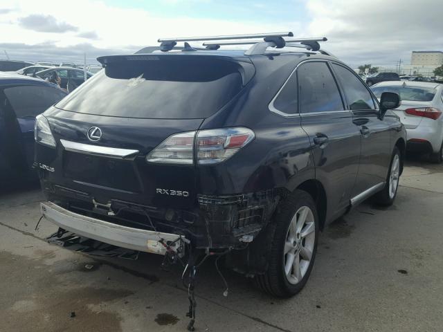 JTJZK1BA3A2406001 - 2010 LEXUS RX BLUE photo 4