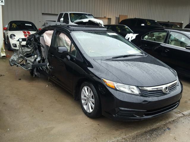 19XFB2F86CE109278 - 2012 HONDA CIVIC EX შავი ფოტო 1