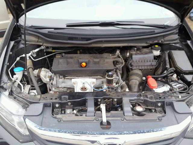 19XFB2F86CE109278 - 2012 HONDA CIVIC EX შავი ფოტო 7