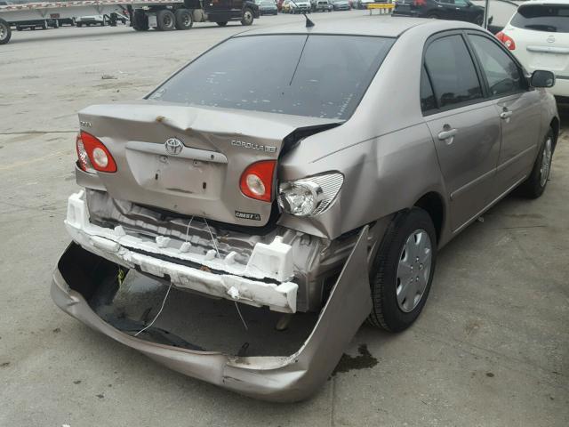 1NXBR32E93Z093666 - 2003 TOYOTA COROLLA CE GOLD photo 4