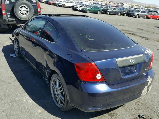 JTKDE177360119898 - 2006 TOYOTA SCION TC 蓝色 照片 3