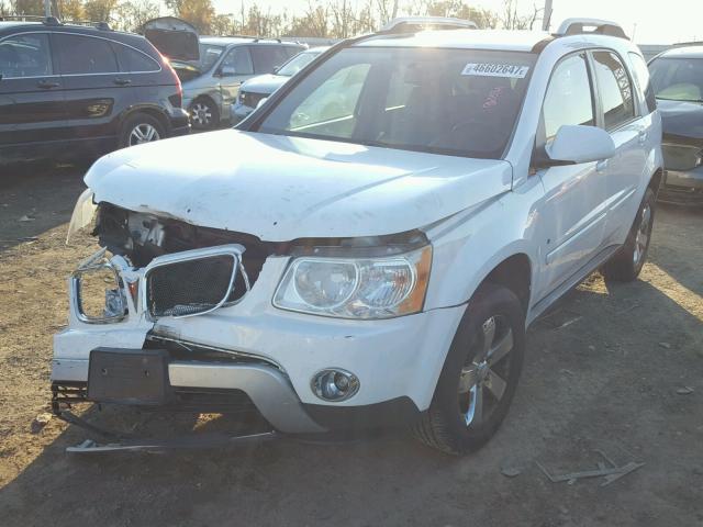 2CKDL73F776005384 - 2007 PONTIAC TORRENT WHITE photo 2