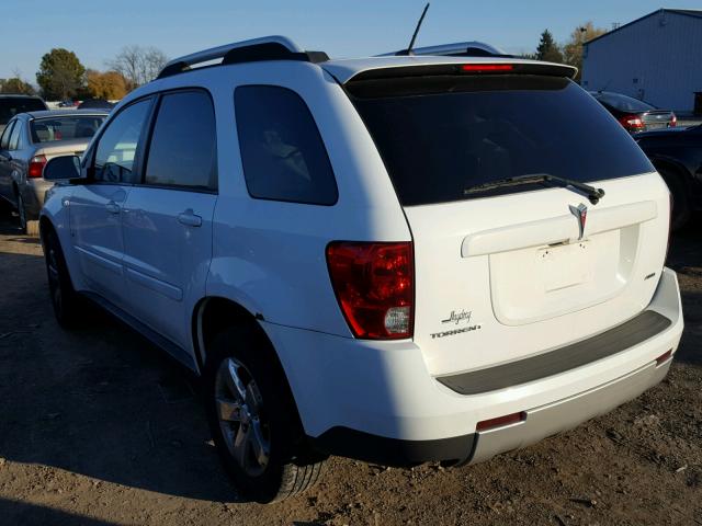 2CKDL73F776005384 - 2007 PONTIAC TORRENT WHITE photo 3