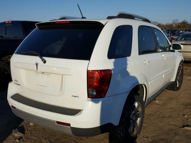 2CKDL73F776005384 - 2007 PONTIAC TORRENT WHITE photo 4