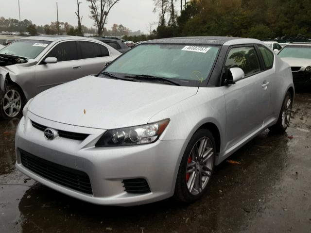 JTKJF5C78C3044767 - 2012 TOYOTA SCION TC SILVER photo 2