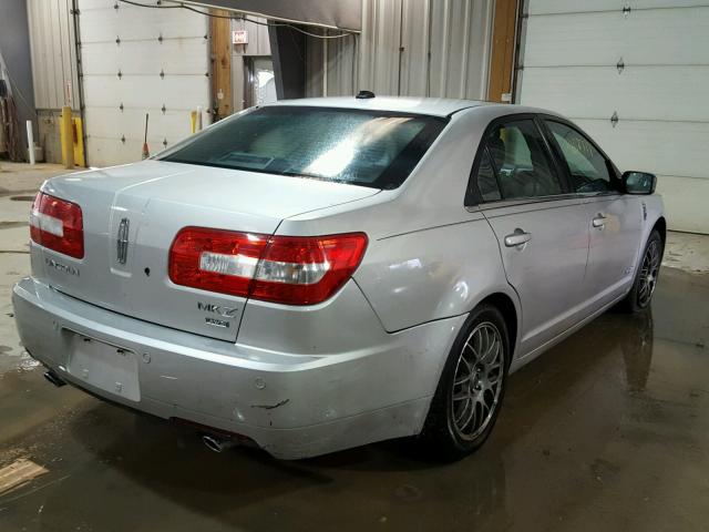 3LNHM28T28R644690 - 2008 LINCOLN MKZ ვერცხლისფერი ფოტო 4