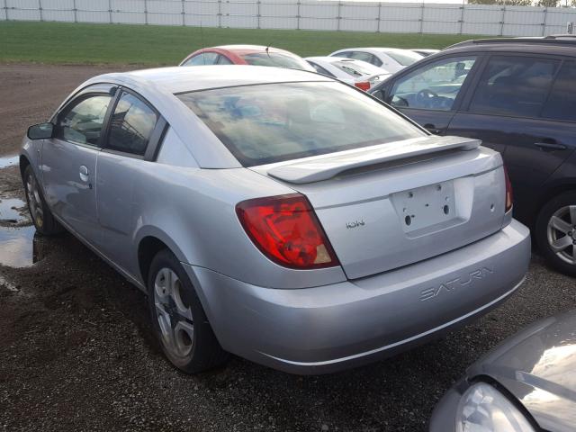 1G8AW14F94Z113769 - 2004 SATURN ION LEVEL SILVER photo 3