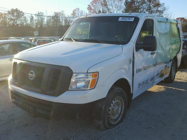 1N6BF0KL1EN105880 - 2014 NISSAN NV 1500 WHITE photo 2