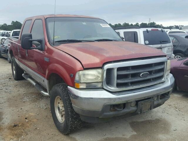 1FTNW21LX2EB68372 - 2002 FORD F250 SUPER WHITE photo 1