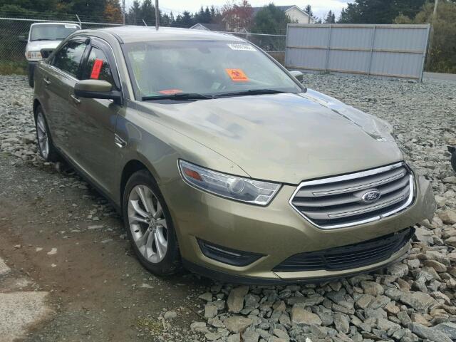 1FAHP2E89DG205313 - 2013 FORD TAURUS SEL GREEN photo 1