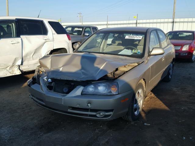 KMHDN46D25U153897 - 2005 HYUNDAI ELANTRA GOLD photo 2