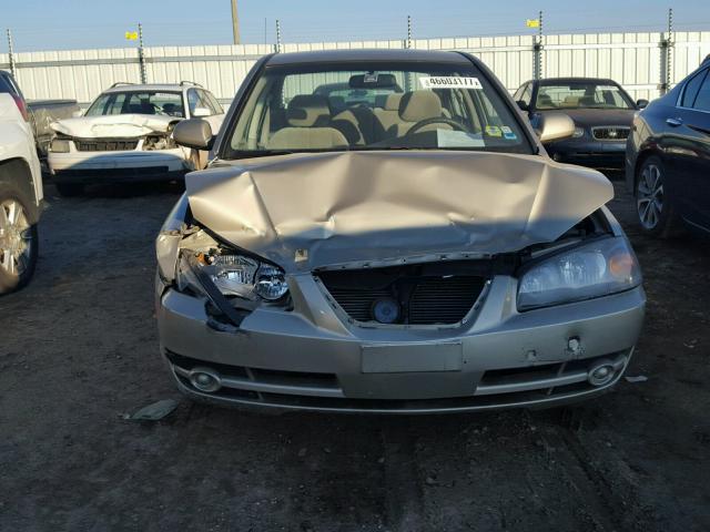 KMHDN46D25U153897 - 2005 HYUNDAI ELANTRA GOLD photo 9