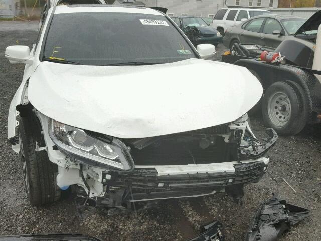 1HGCR2F70GA134886 - 2016 HONDA ACCORD EX WHITE photo 9