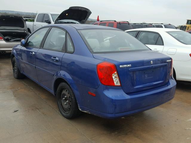 KL5JD56Z17K698442 - 2007 SUZUKI FORENZA BLUE photo 3