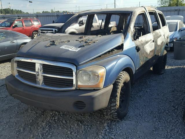 1D4HB38N55F574647 - 2005 DODGE DURANGO ST BLUE photo 2