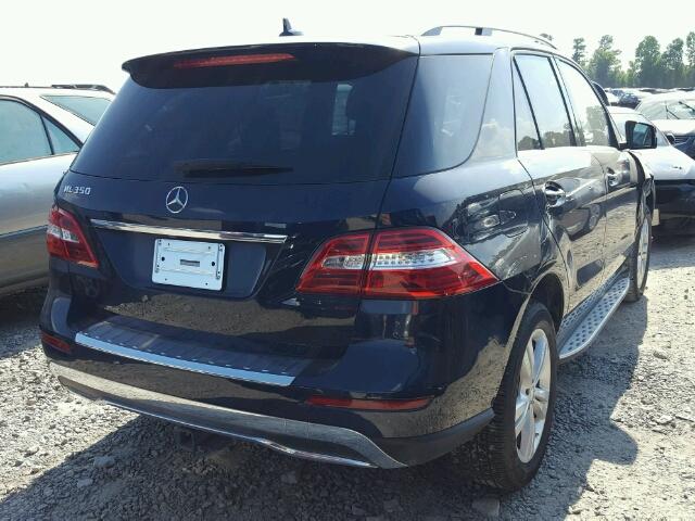 4JGDA5JB6EA416045 - 2014 MERCEDES-BENZ ML 350 BLACK photo 4