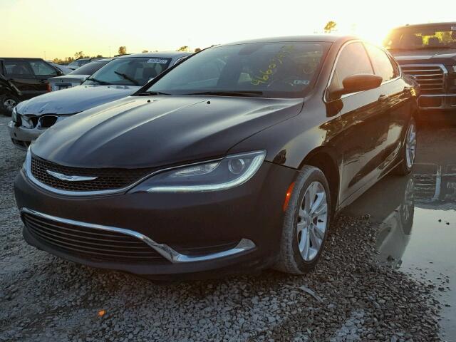 1C3CCCAB7FN636114 - 2015 CHRYSLER 200 LIMITE BLACK photo 2