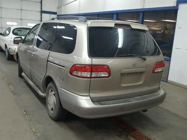 4T3ZF13C51U381648 - 2001 TOYOTA SIENNA LE TAN photo 3