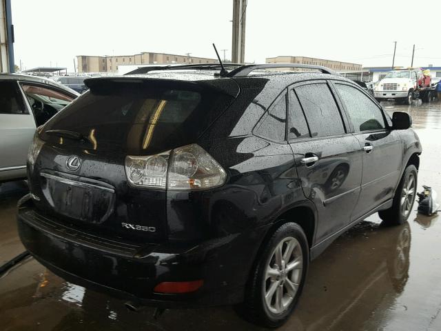 2T2GK31U48C050148 - 2008 LEXUS RX 350 BLACK photo 4