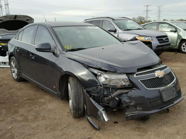 1G1PE5SB3D7321158 - 2013 CHEVROLET CRUZE LT BLACK photo 1