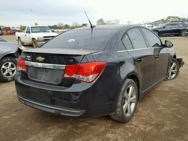 1G1PE5SB3D7321158 - 2013 CHEVROLET CRUZE LT BLACK photo 4