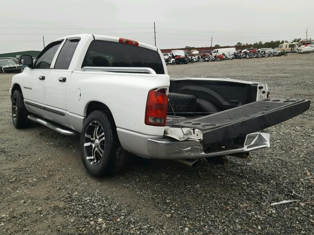 1D7HA18NX6S583301 - 2006 DODGE RAM 1500 S WHITE photo 3