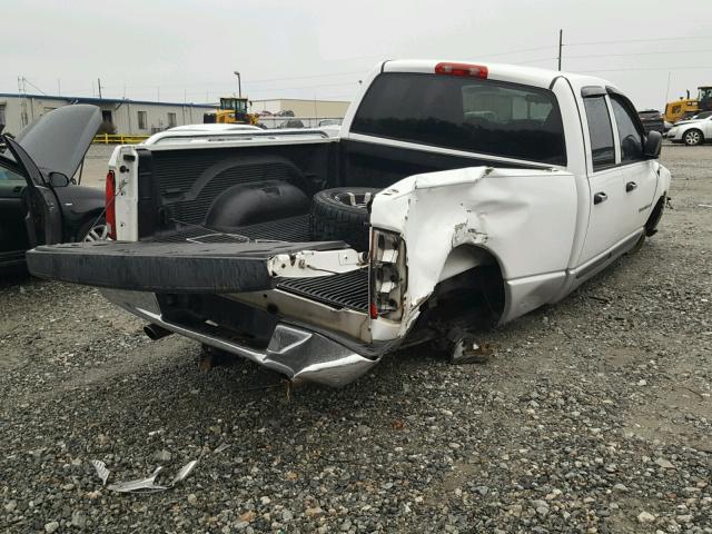 1D7HA18NX6S583301 - 2006 DODGE RAM 1500 S WHITE photo 4