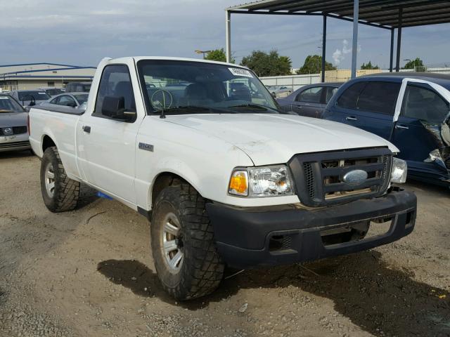 1FTYR10U67PA66295 - 2007 FORD RANGER WHITE photo 1