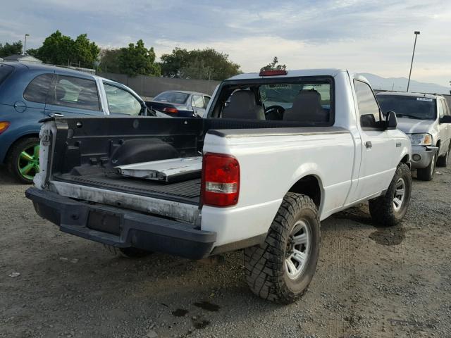 1FTYR10U67PA66295 - 2007 FORD RANGER WHITE photo 4