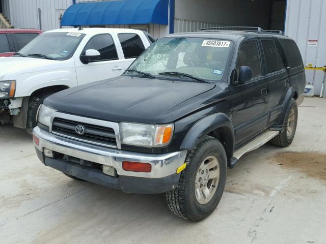 JT3GN87R1W0076200 - 1998 TOYOTA 4RUNNER BLACK photo 2