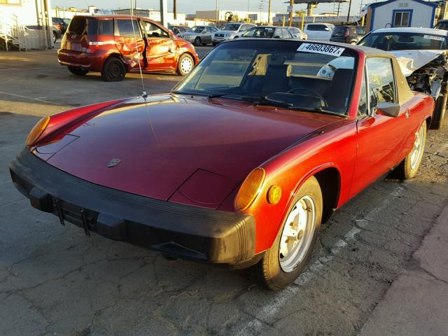 4752903822 - 1975 PORSCHE 914 BURGUNDY photo 2