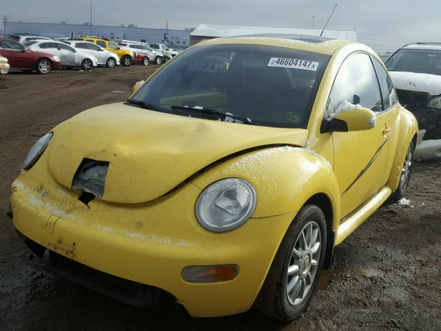 3VWCR31C55M414423 - 2005 VOLKSWAGEN NEW BEETLE 黄色 照片 2