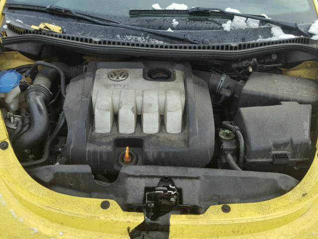 3VWCR31C55M414423 - 2005 VOLKSWAGEN NEW BEETLE 黄色 照片 7