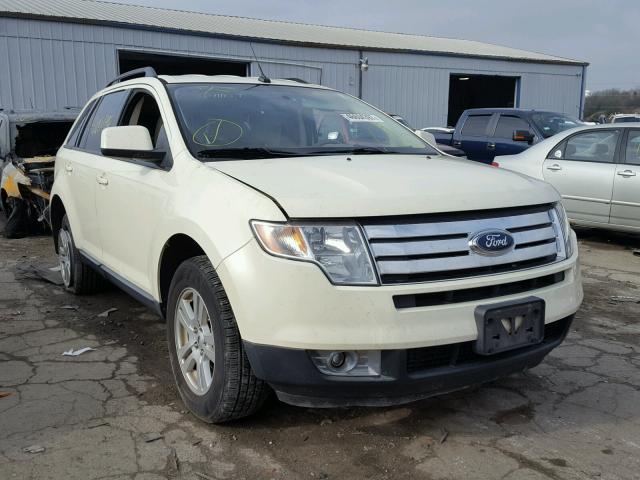 2FMDK38C47BB53304 - 2007 FORD EDGE SEL WHITE photo 1