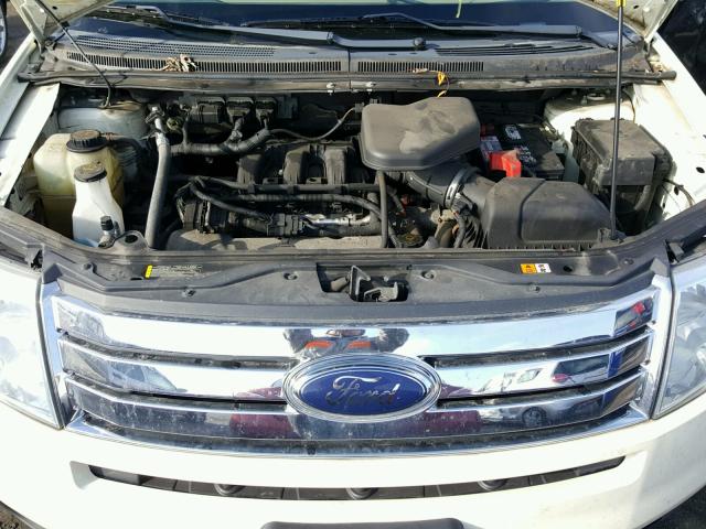 2FMDK38C47BB53304 - 2007 FORD EDGE SEL WHITE photo 7