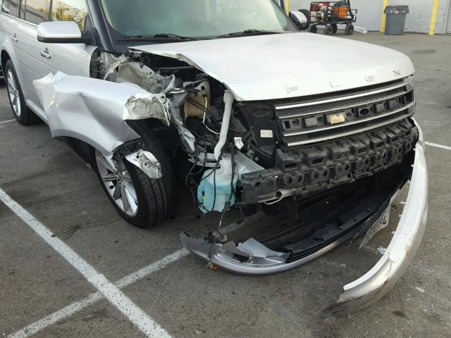 2FMGK5D84GBA02666 - 2016 FORD FLEX LIMIT SILVER photo 9