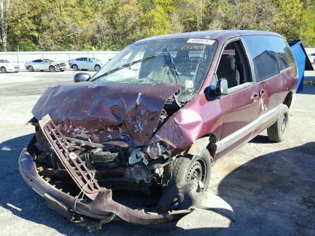 1C4GJ44G8YB642010 - 2000 CHRYSLER GRAND VOYA MAROON photo 2